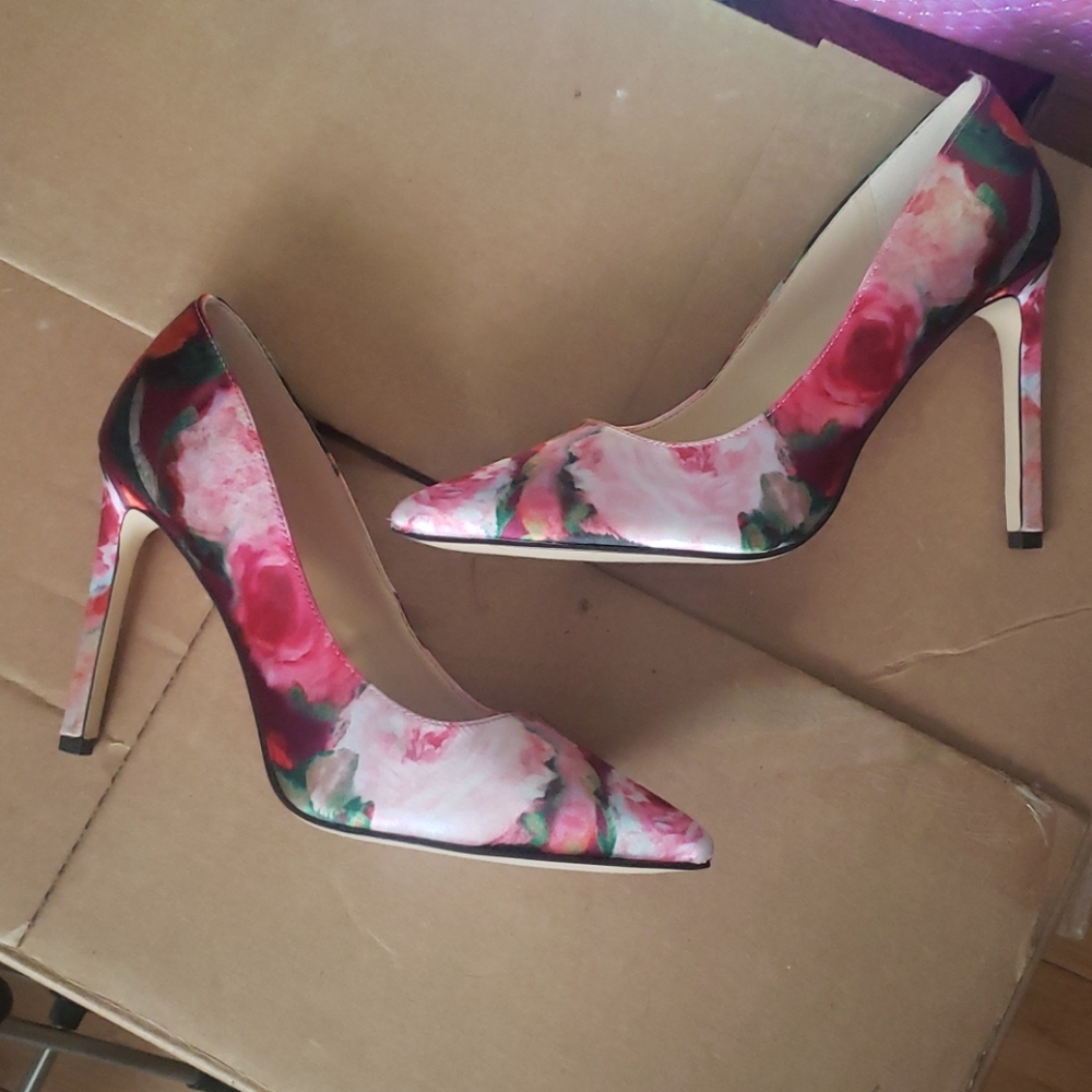 Floral heels